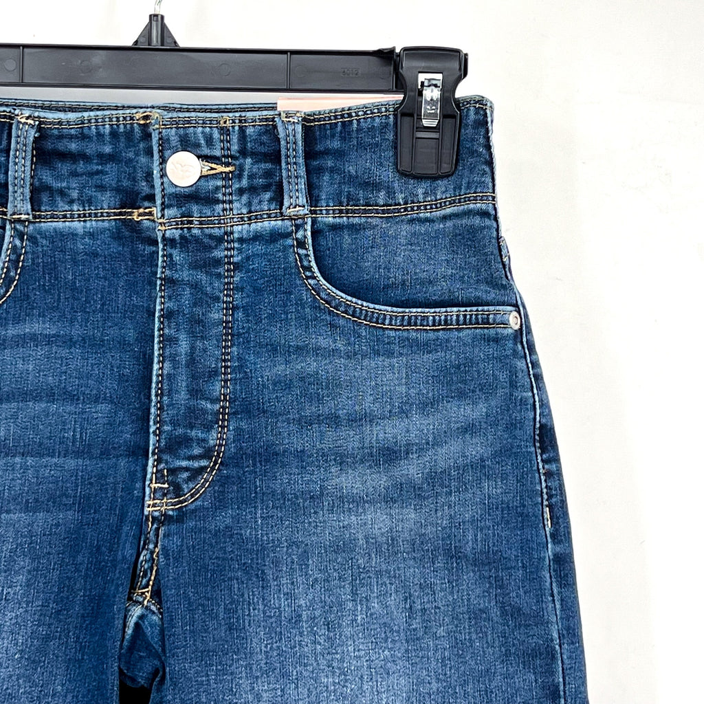 NYDJ Womens Major Wide Leg Capri Jeans 00 PETITE Serendipity Blue NWT