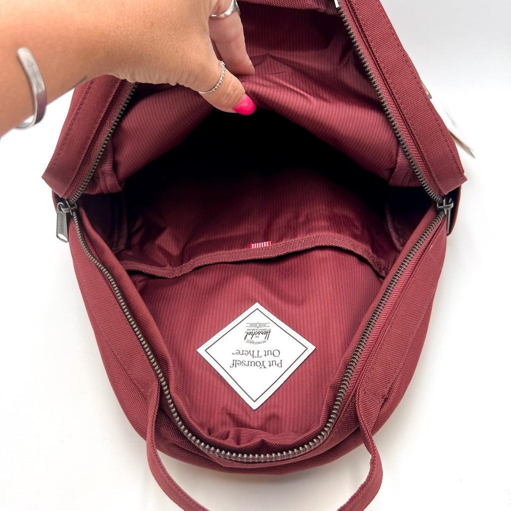 HERSCHEL SUPPLY CO. Nova Quilted Backpack Oxblood Red NWT