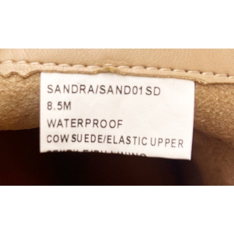 Blondo Womens Sandra Ankle Bootie Size 8.5 M Java Brown Suede Waterproof NIB