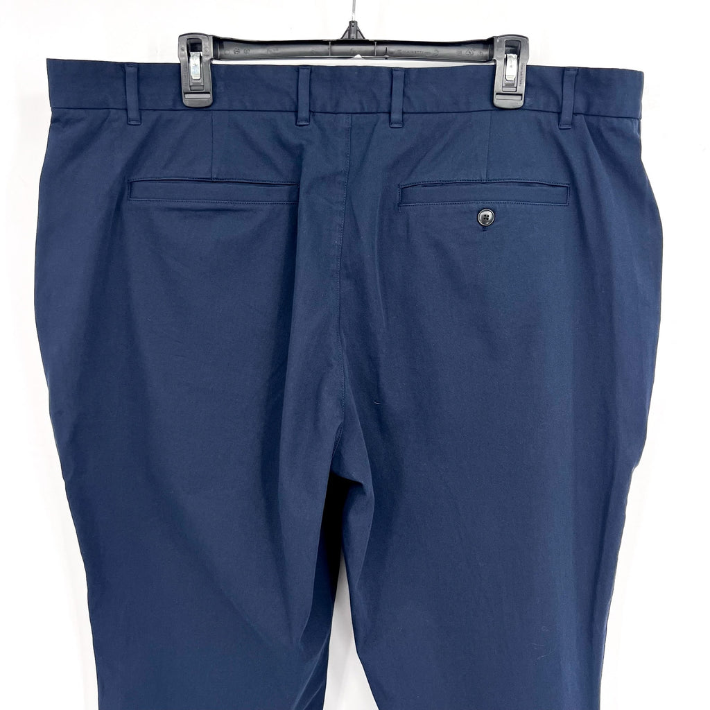 EVERLANE Uniform Mens Performance Chino Pants 40x28 Navy Blue Athletic Fit NWT