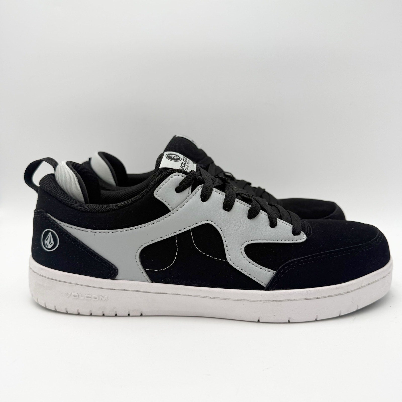 Volcom Mens Vitals Skate Work Shoes Size 8.5 M Blue Black EH Composite Toe NIB