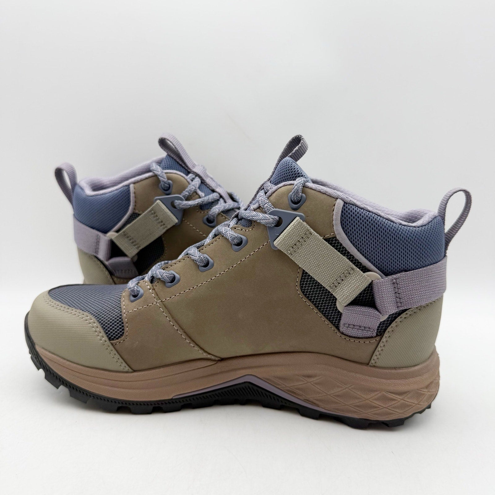 Teva Womens Grandview GTX Mid Hiking Boots US 7 Tan Desert Taupe Waterproof NIB