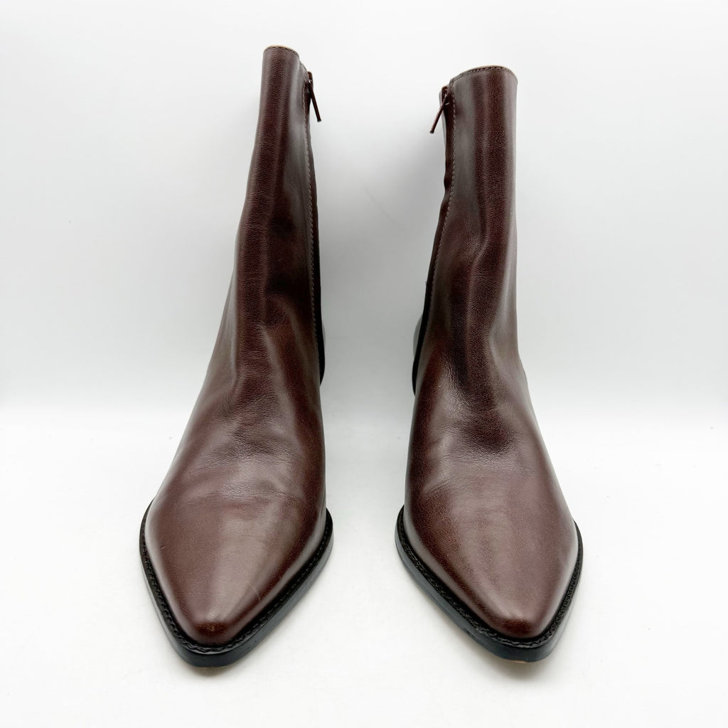 Matisse Womens Caty Western Ankle Boots US 9 M Dark Brown Leather NWOB