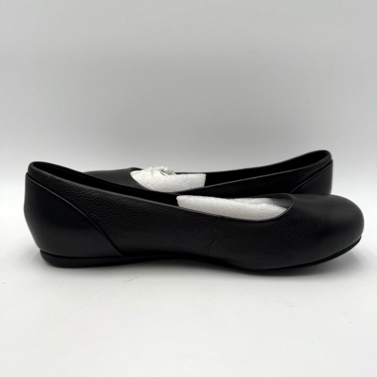 SoftWalk Womens Sonoma Ballet Flats Size 7 Wide Black Leather NWOB