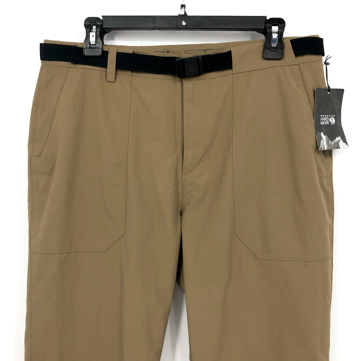 MOUNTAIN HARDWEAR Men's Stryder Pants Size 34 Tan Trail Dust Lightweight NWT