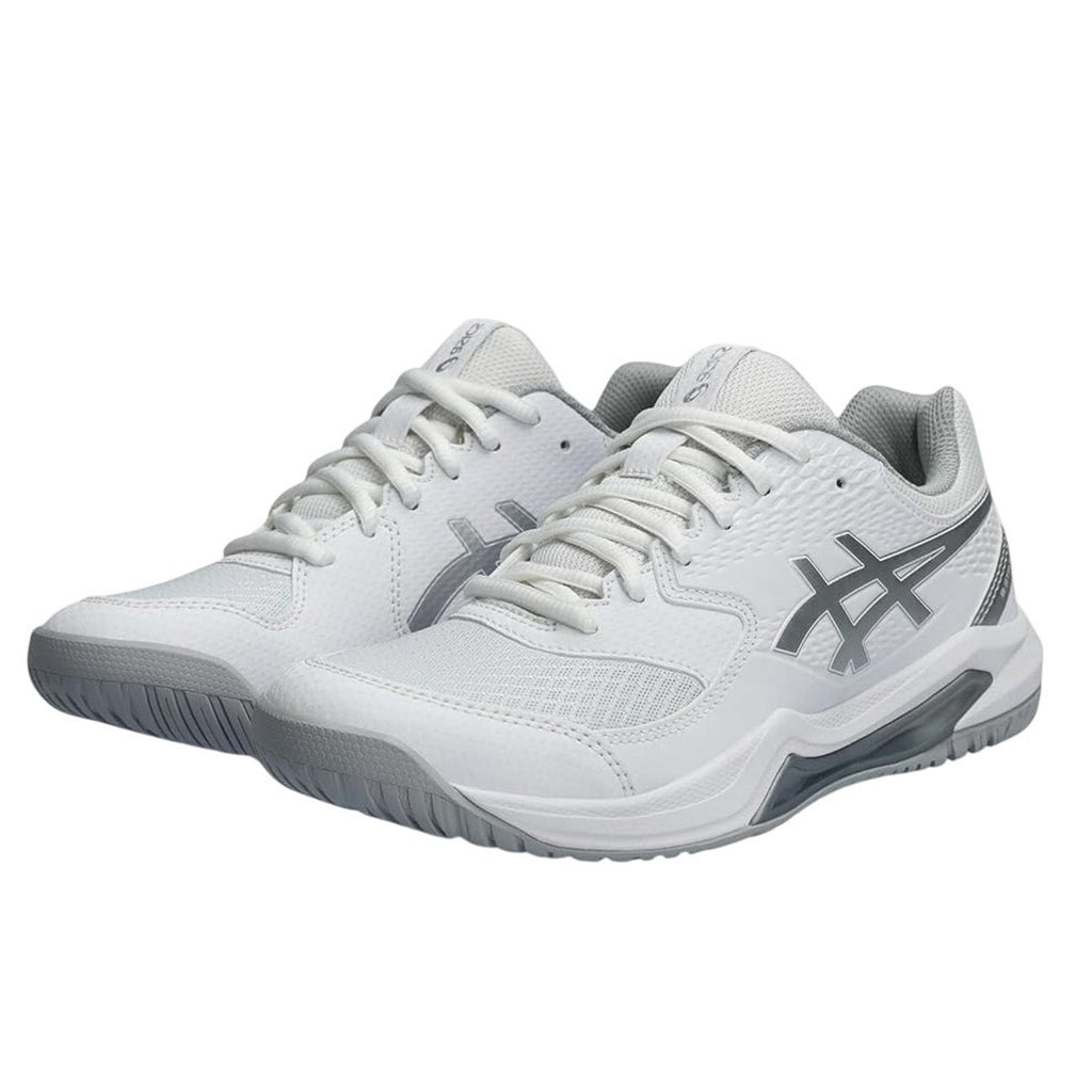 ASICS Womens GEL-Dedicate 8 Athletic Shoes Size 8 M EU 39.5 White Silver NWT