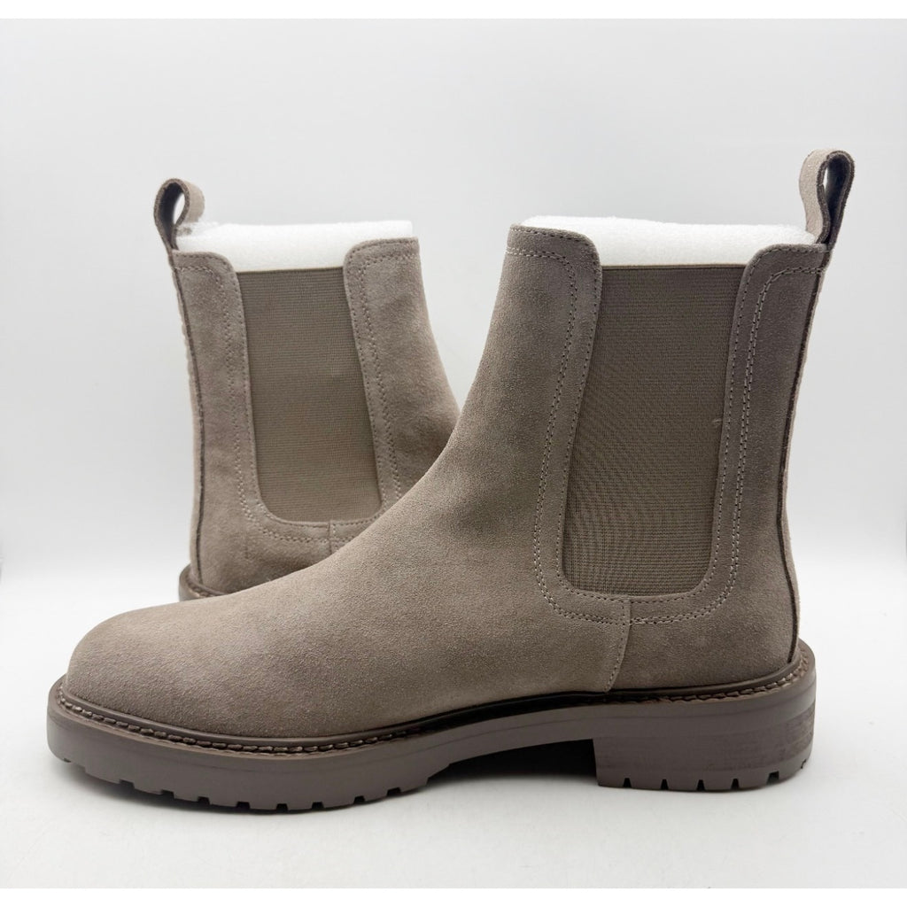Saint Morta Men's Chunky Chelsea Boots Size 10 EU 44 Taupe Gray NIB