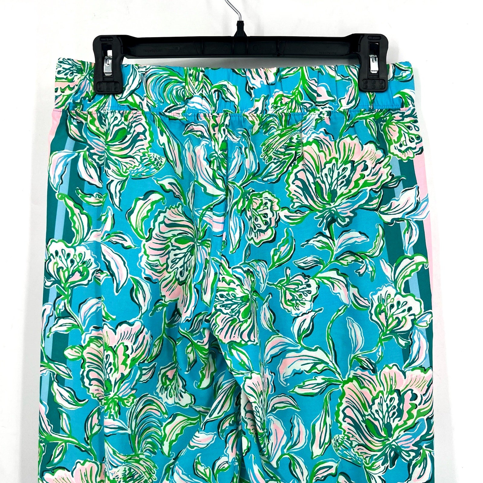 LILLY PULITZER Womens Bal Harbour Palazzo Pants XS Blue Chick Magnet  32" NWT