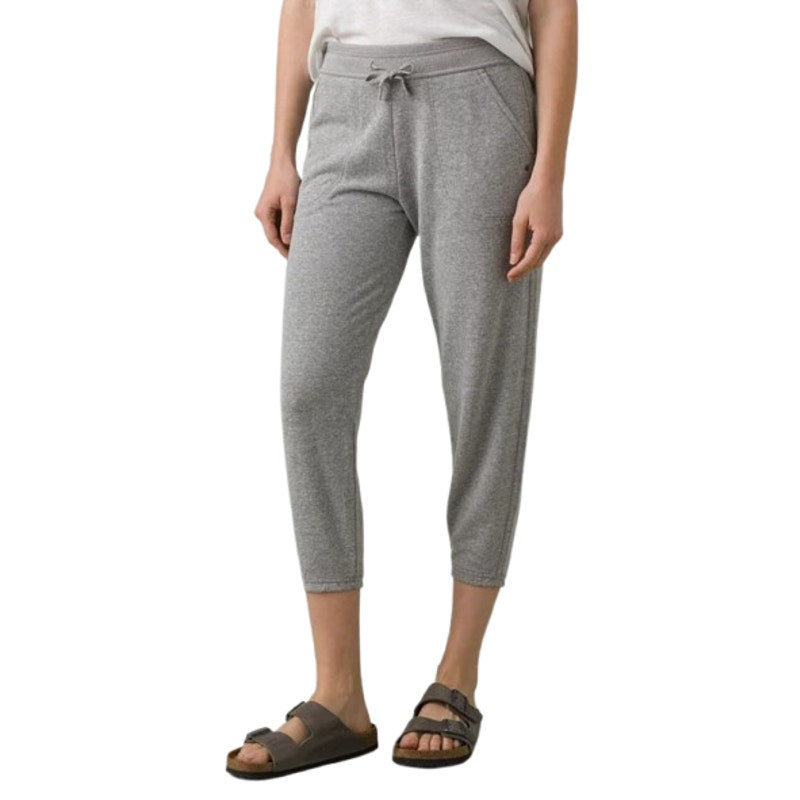 PRANA Women's Cozy Up Ankle Joggers XL Heather Grey Sweatpants NWT