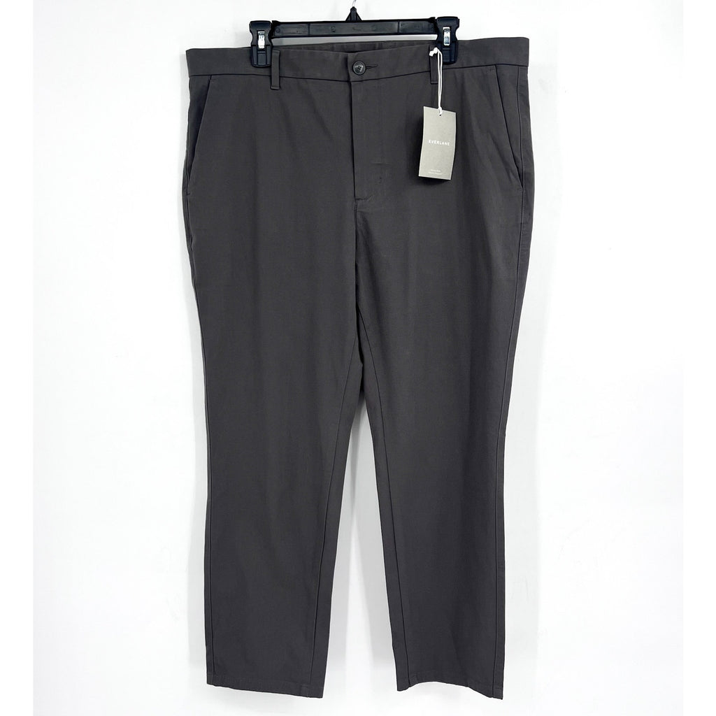 EVERLANE UNIFORM Men's The Performance Chino 38x28 Slate Grey Stretch Pants NWT
