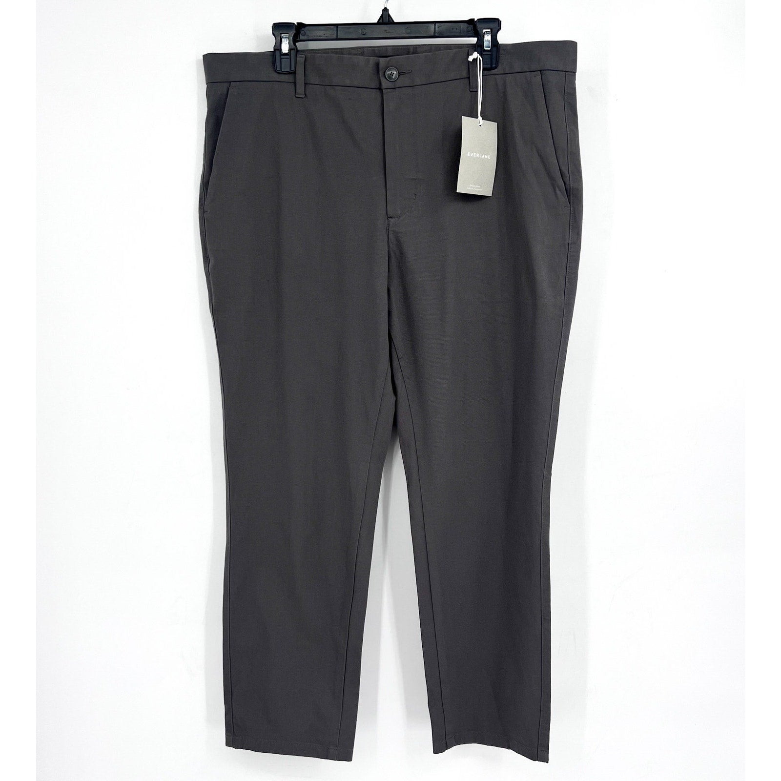 EVERLANE UNIFORM Men's The Performance Chino 38x28 Slate Grey Stretch Pants NWT