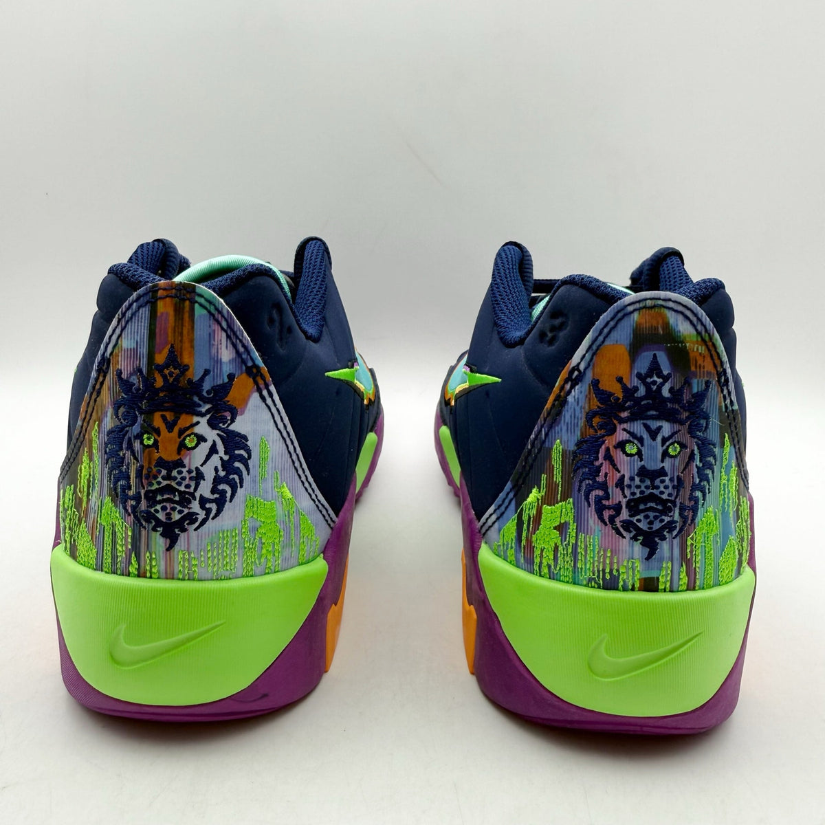 NIKE Kids Lebron Witness lx Kc Sneakers US 7 Youth EU 40 Blue Muulticolor NIB