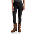 CARHARTT Women's Force Fitted Utility Leggings XS Black Lightweight NWT