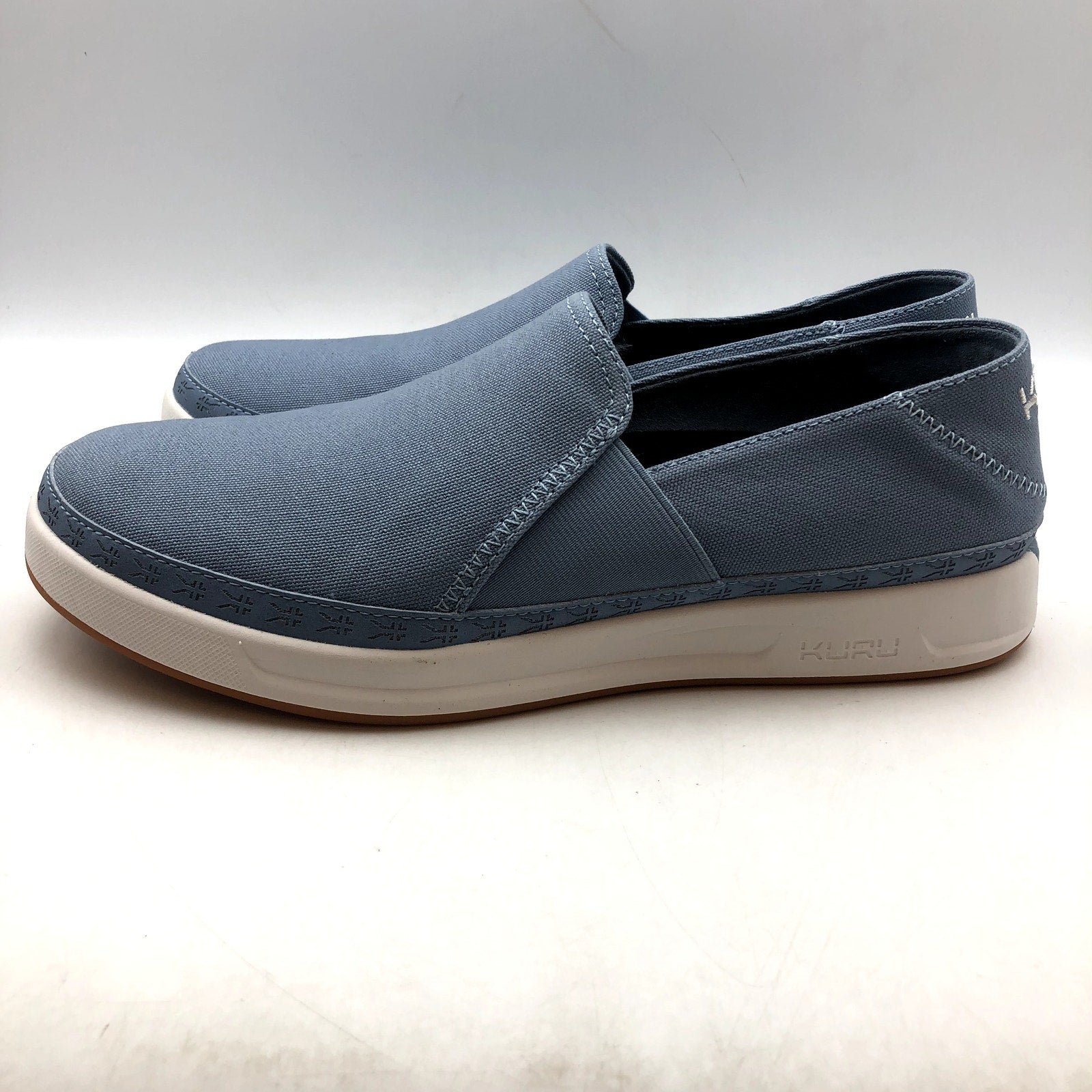 KURU Womens Roam Atla Slip On Sneaker Size 9.5 Blue Fog Bright White NIB