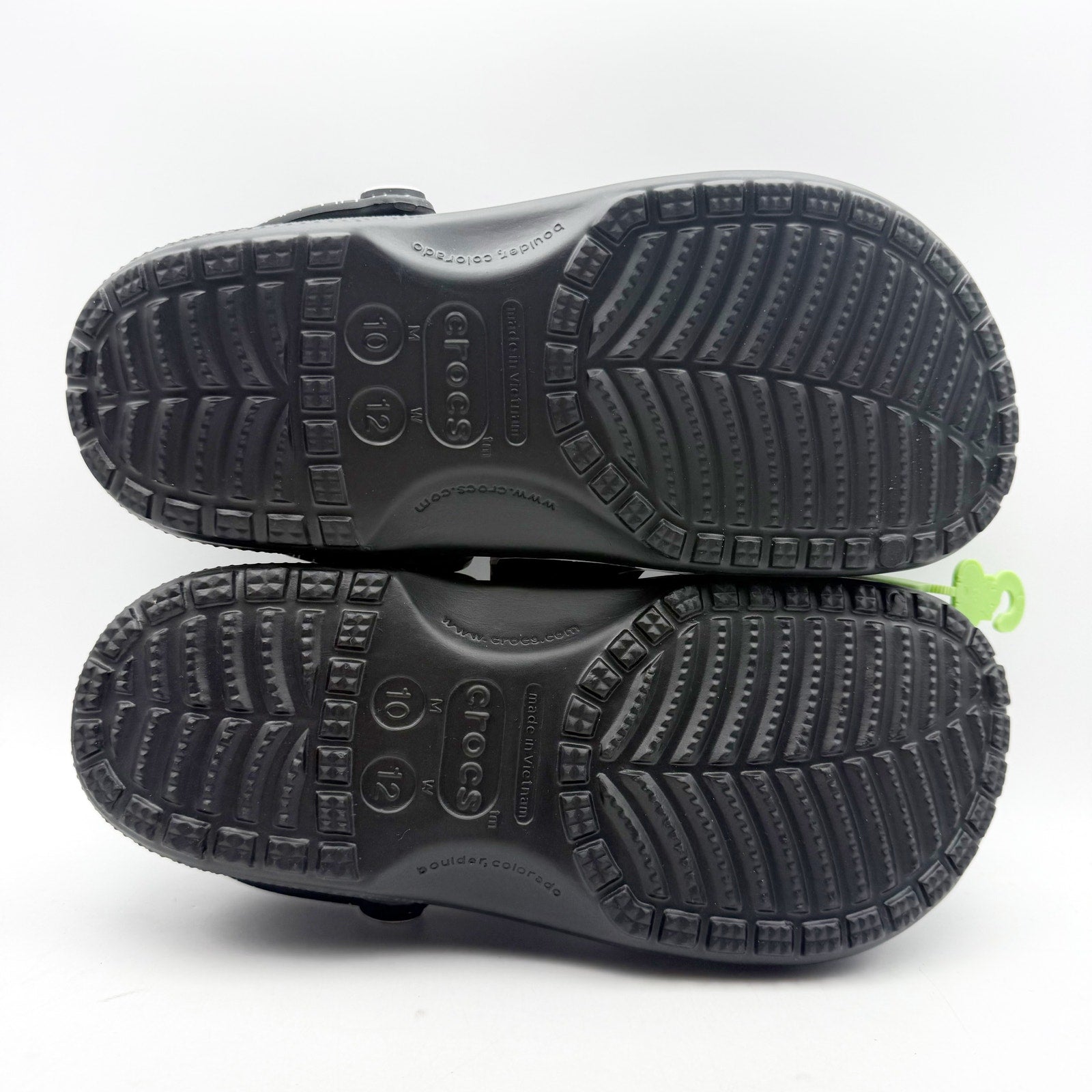 Crocs Classic Clog Mens 10 Jack Skellington Nightmare Before Christmas Black NWT