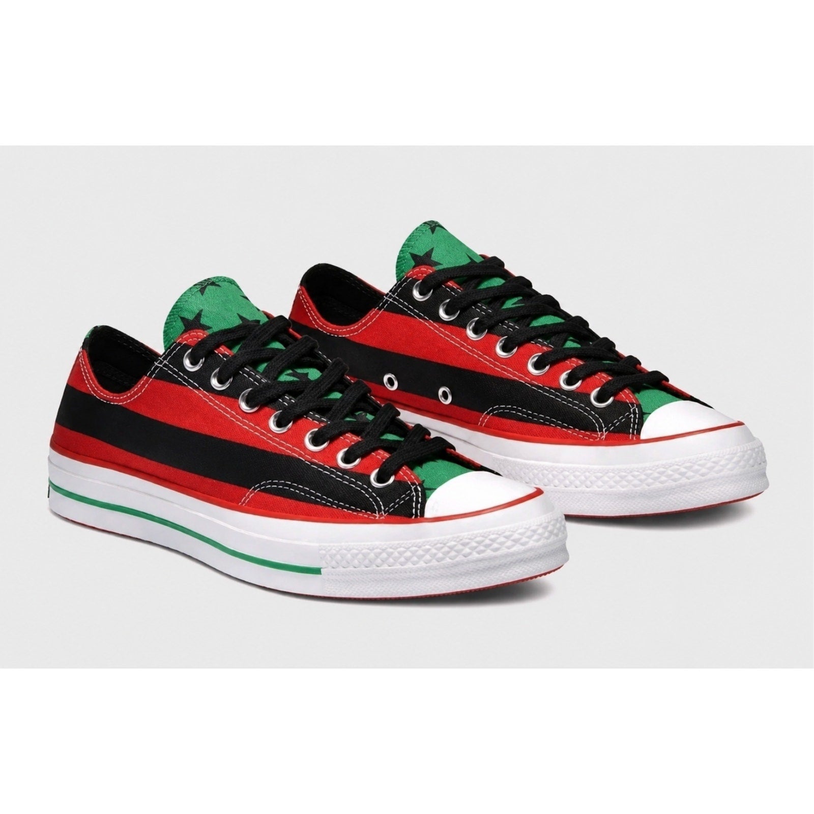 Converse Mens Chuck Taylor All Star 70 Ox Denim Tears Sneakers 9 Red Canvas NWOB