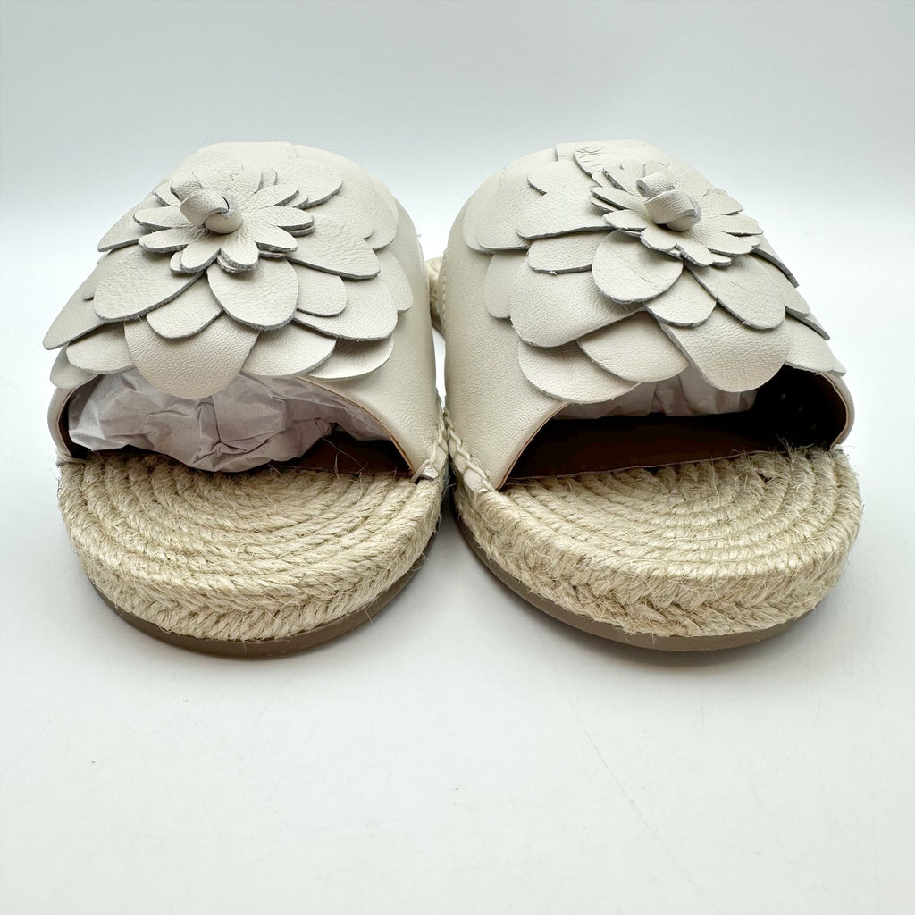 Lucky Brand Womens Biricha Slide Sandals Size 7 M Grey Taupe Leather NIB