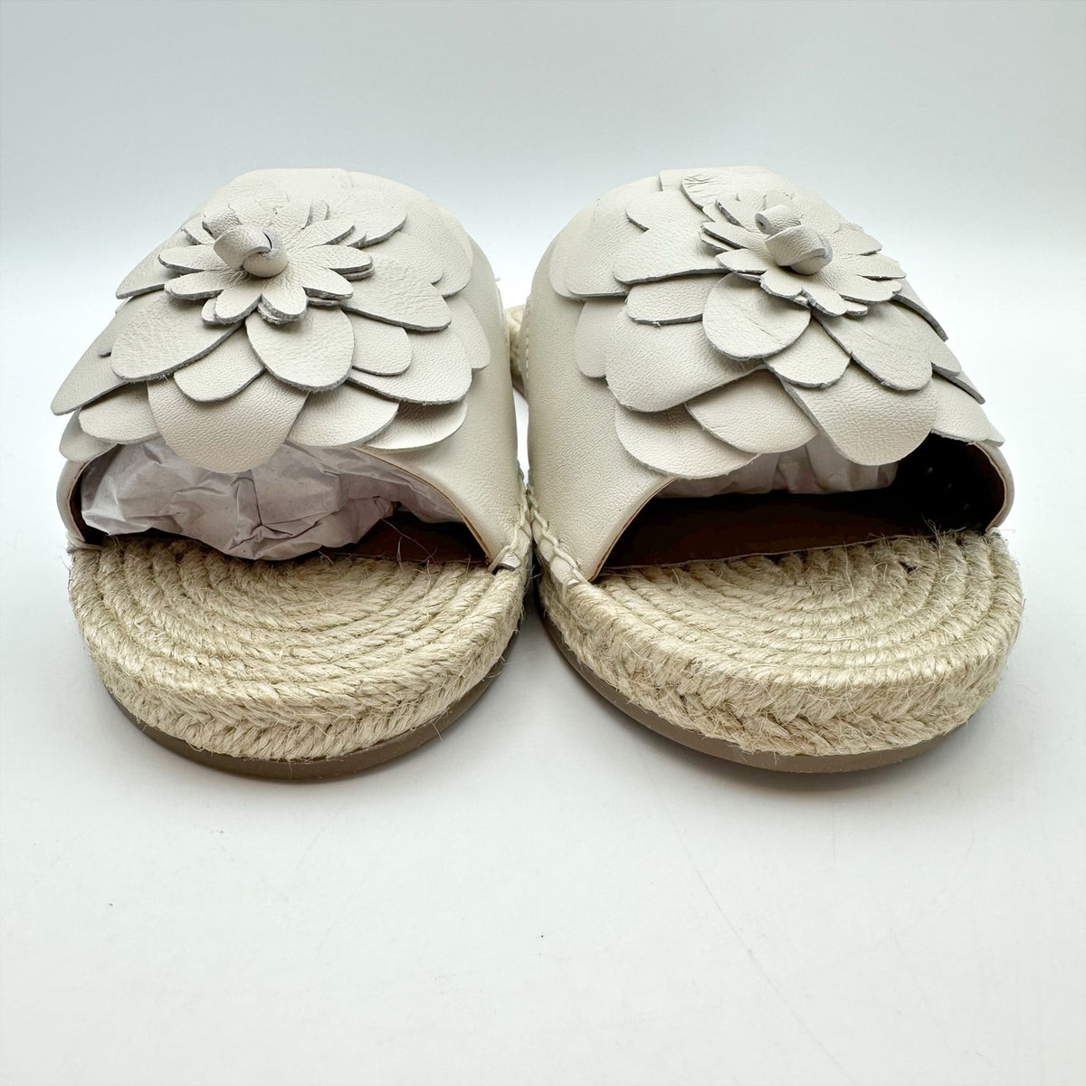 Lucky Brand Womens Biricha Slide Sandals Size 7 M Grey Taupe Leather NIB