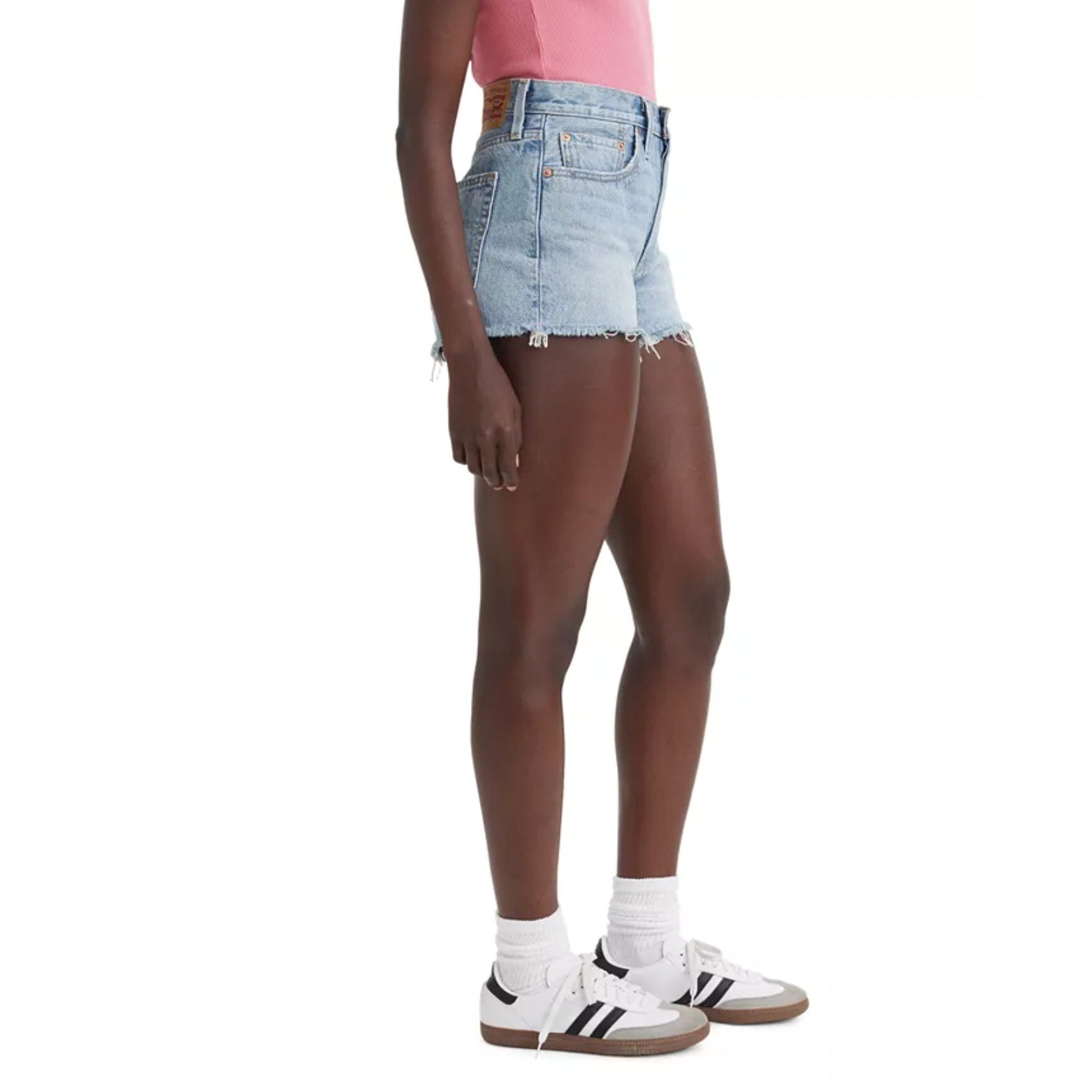 LEVI'S Womens 501 Original Fit Denim Shorts Size 28 US 6 Blue 56327-0407 NWT