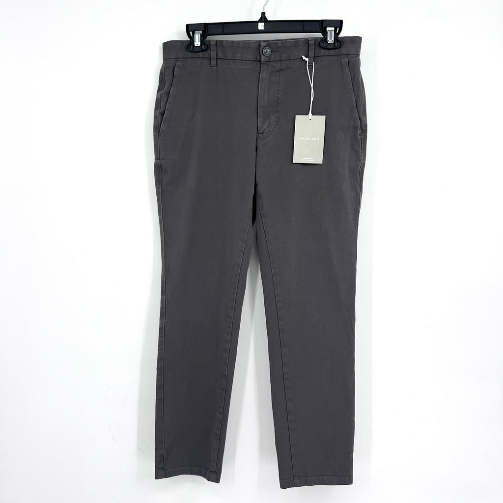 EVERLANE Men's Uniform Performance Chino 31x30 Slate Grey Pants NWT