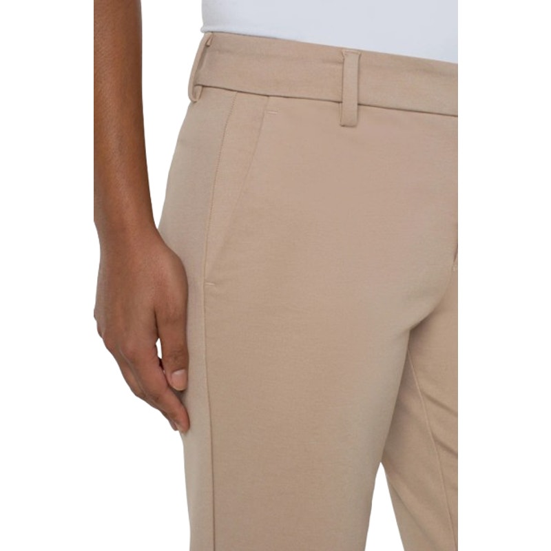 LIVERPOOL Women's Kelsey Knit Trouser Size 6 - 28 Biscuit Tan Super Stretch NWT