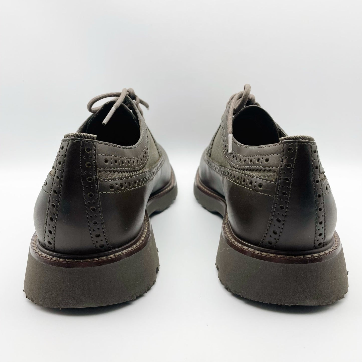 Cole Haan Men's American Classics Long Wing Shoes US 12M EU 45 Green Leather