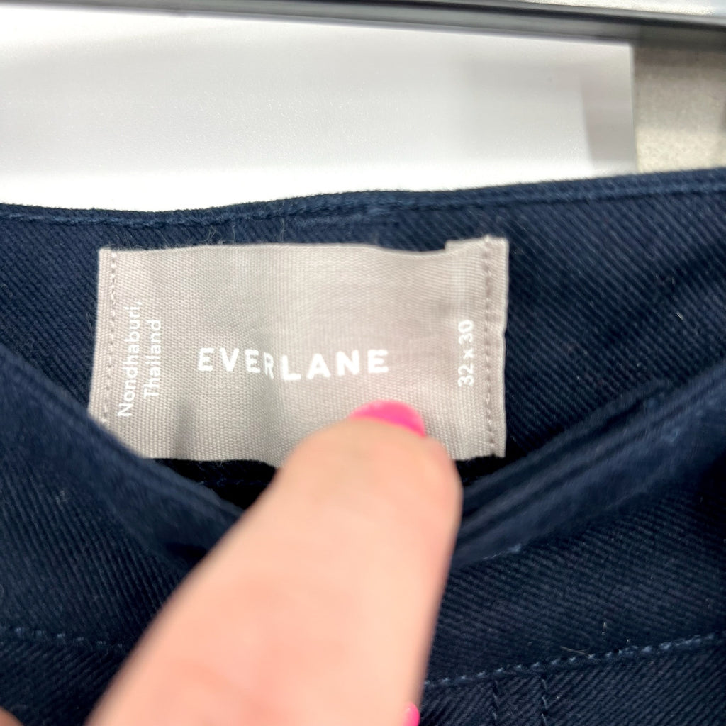 EVERLANE Men's 5-Pocket Pants 32x30 Navy Blue Chino NWT