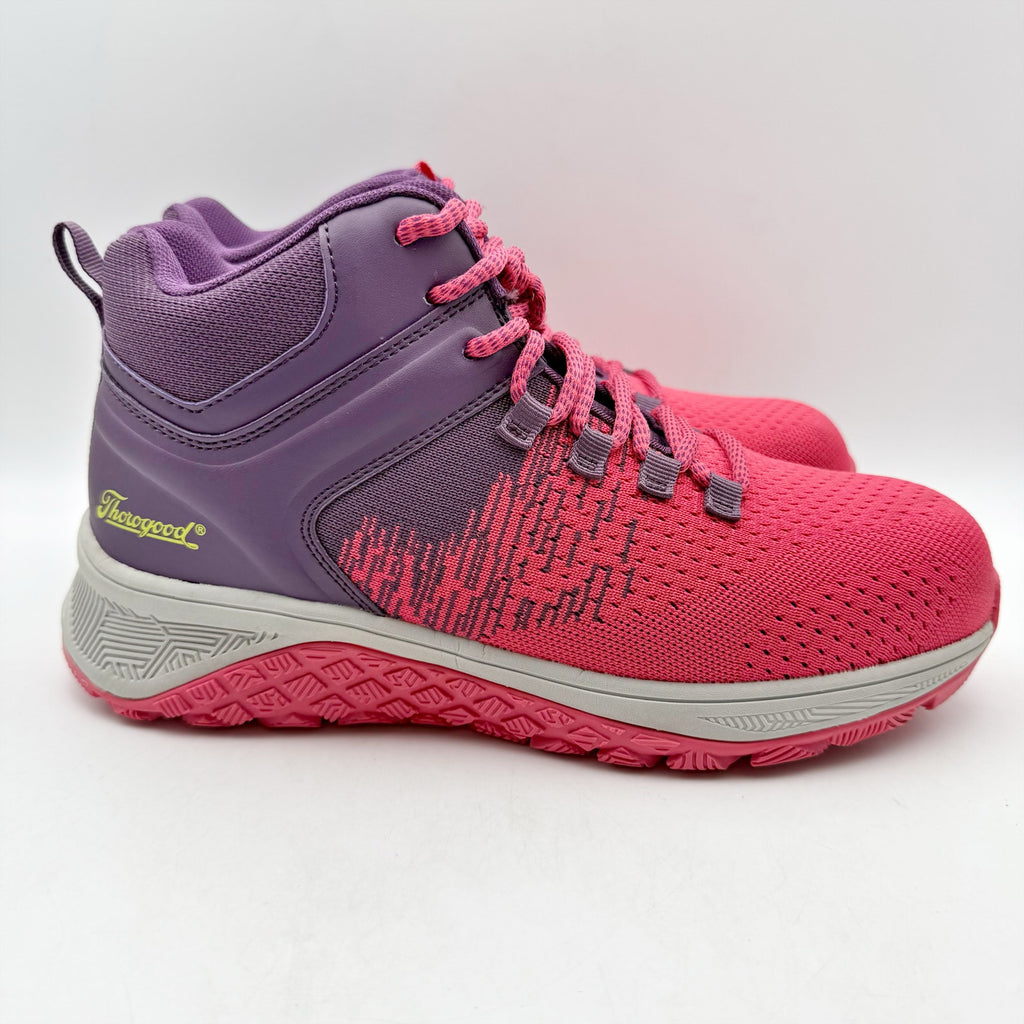 Thorogood Womens AST Mid Work Shoes US 10 M Pink Purple SR Boots NIB