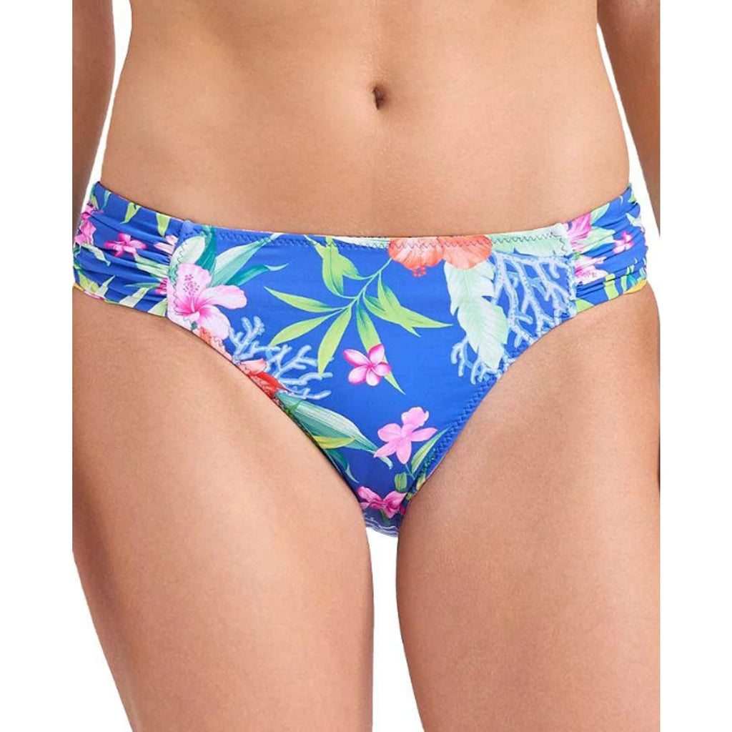 TOMMY BAHAMA Isola Vita Reversible Hipster Bikini Bottom XL Blue Yellow NWT