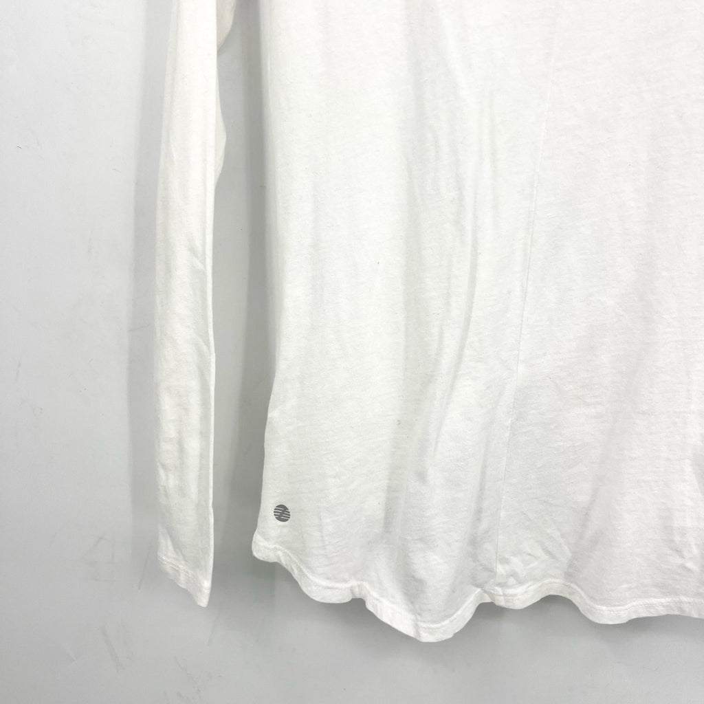 Z BY ZELLA Girls Twist Front Long Sleeve T-Shirt XL White Crewneck NWOT