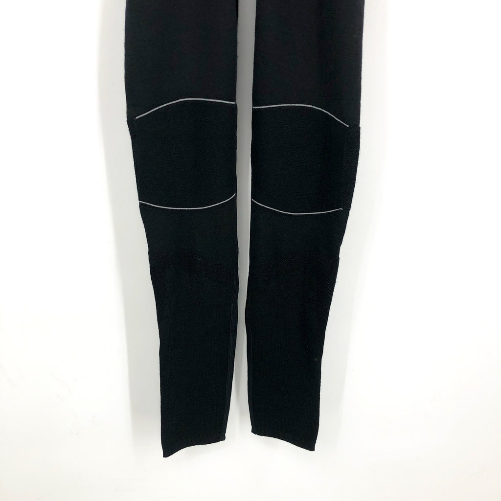 SMARTWOOL Womens Intraknit Merino Base Layer Bottom Small Black Thermal Max NWT