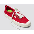 Cariuma OCA Low Top Sneakers Womens 13 Mens 11.5 Red Canvas Organic Cotton NIB