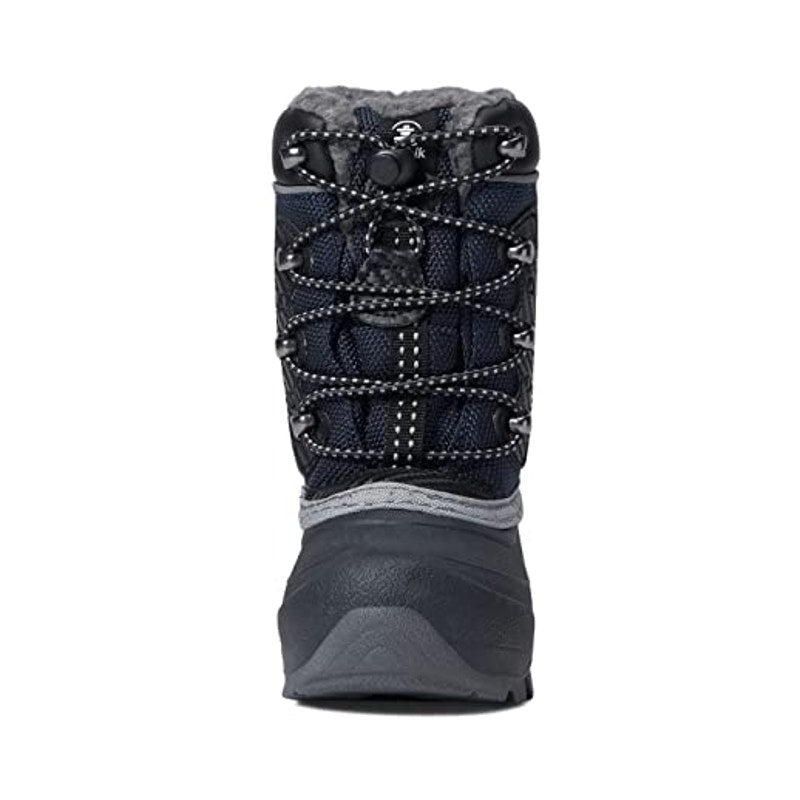 Kamik Kids Luke Snow Boots US 2 EU 33.5 Navy Waterproof NIB