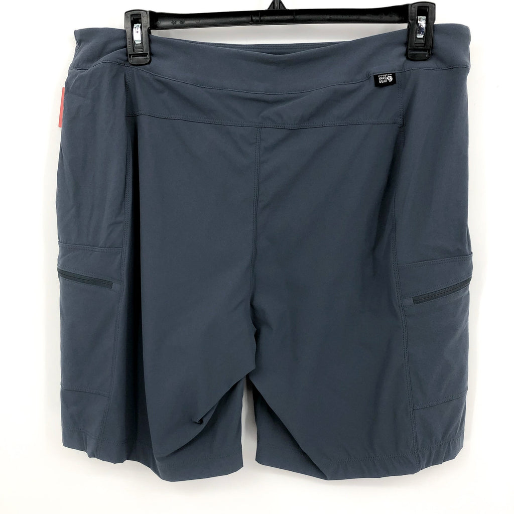 MOUNTAIN HARDWEAR Women's Dynama Bermuda Shorts XL Blue Slate High Rise NWT