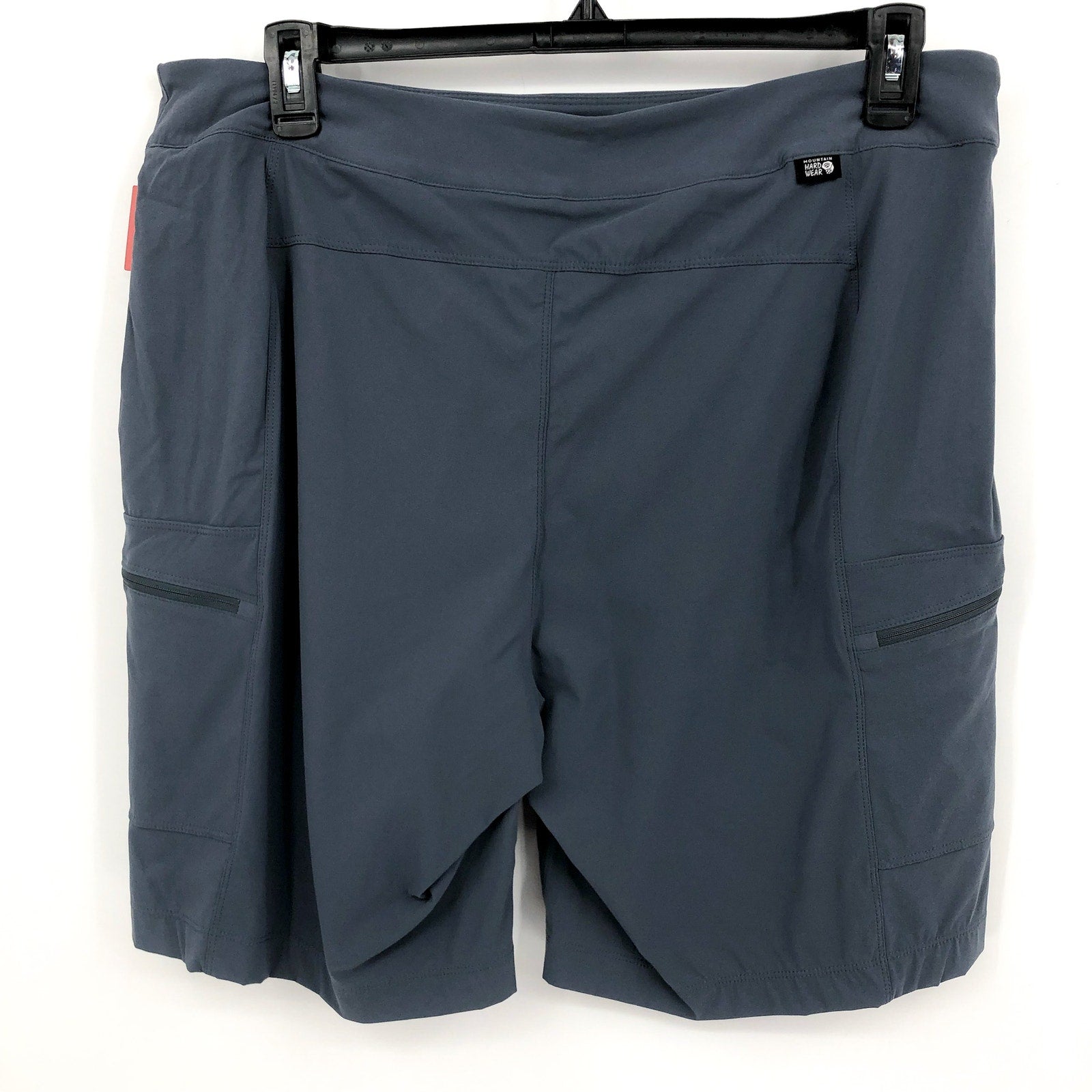 MOUNTAIN HARDWEAR Women's Dynama Bermuda Shorts XL Blue Slate High Rise NWT