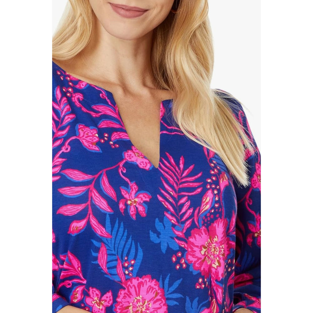 LILLY PULITZER Cathy Mini Dress XS Blue Pink Med Never Ending Summer NWOT