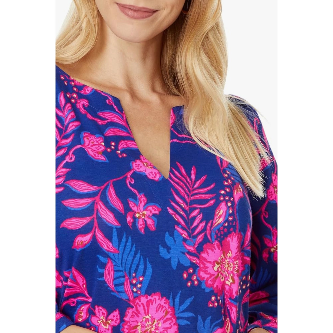 LILLY PULITZER Cathy Mini Dress XS Blue Pink Med Never Ending Summer NWOT