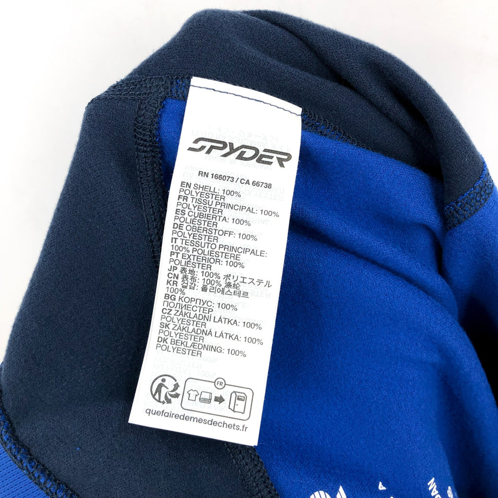 SPYDER Women's Charger Pants Large Electric Blue Base Layer Leggings NWT