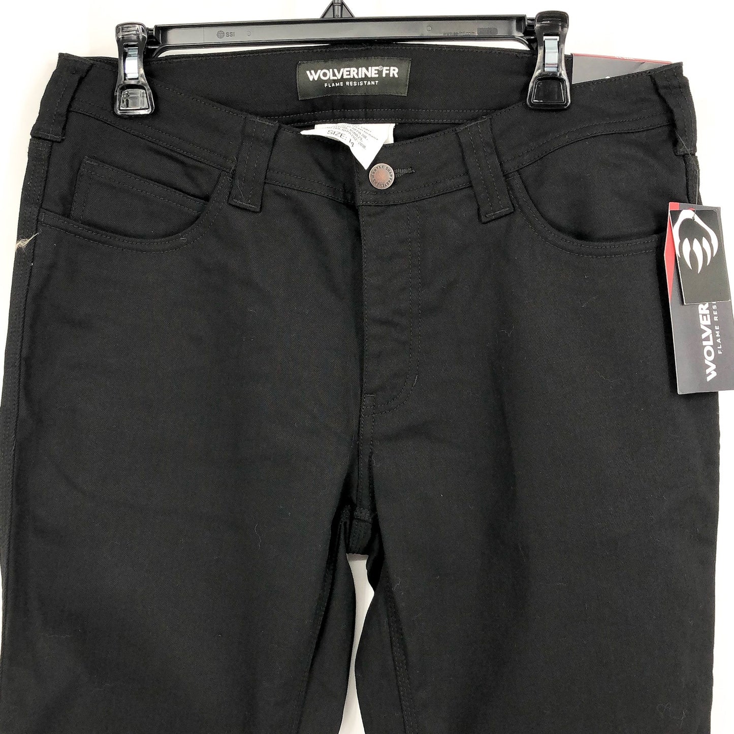 WOLVERINE Women's FR Flame Resistant Jeans Size 14 Black Stretch Mid Rise NWT