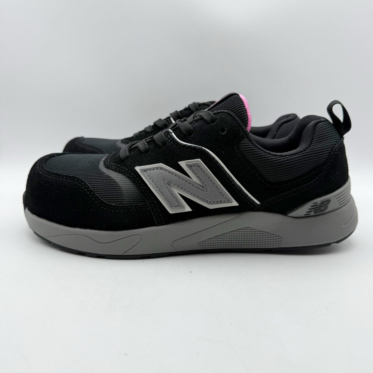 New Balance Womens Elite Lite Work Sneakers US 7 EU 38 Black Pink CT SR NIB