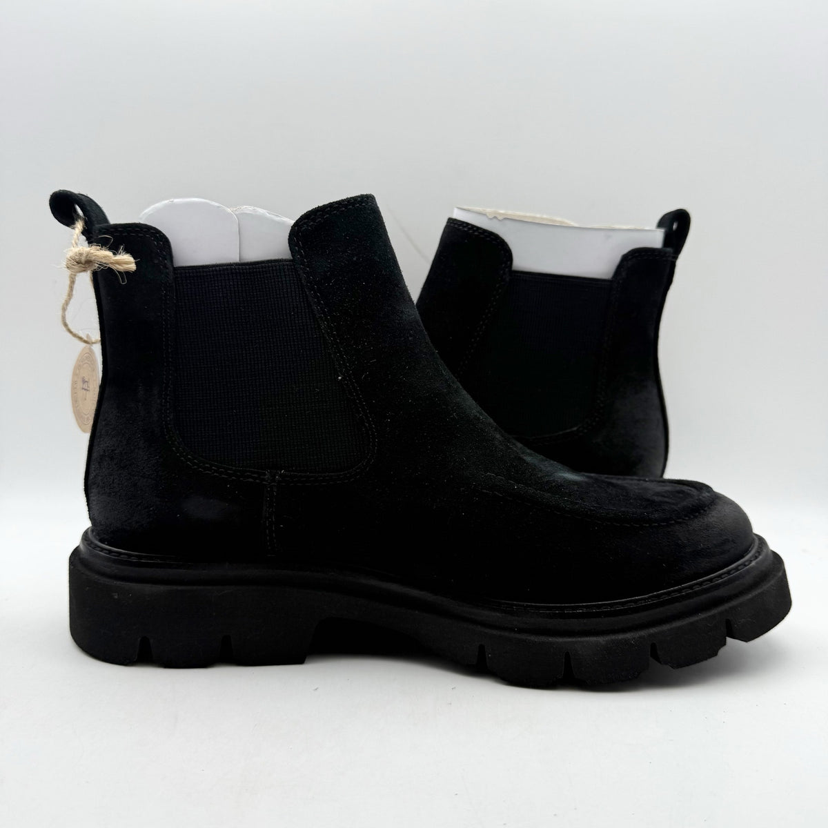 Sofft Womens Samira Chelsea Ankle Boots Size 9 M EU 39.5 Black Suede NIB