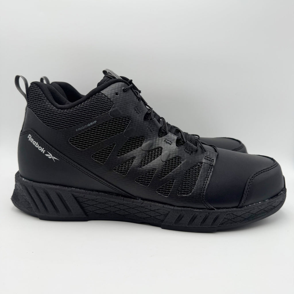 REEBOK Mens Floatride Energy Tactical Mid Work Boots Size 16 M Black SR NIB