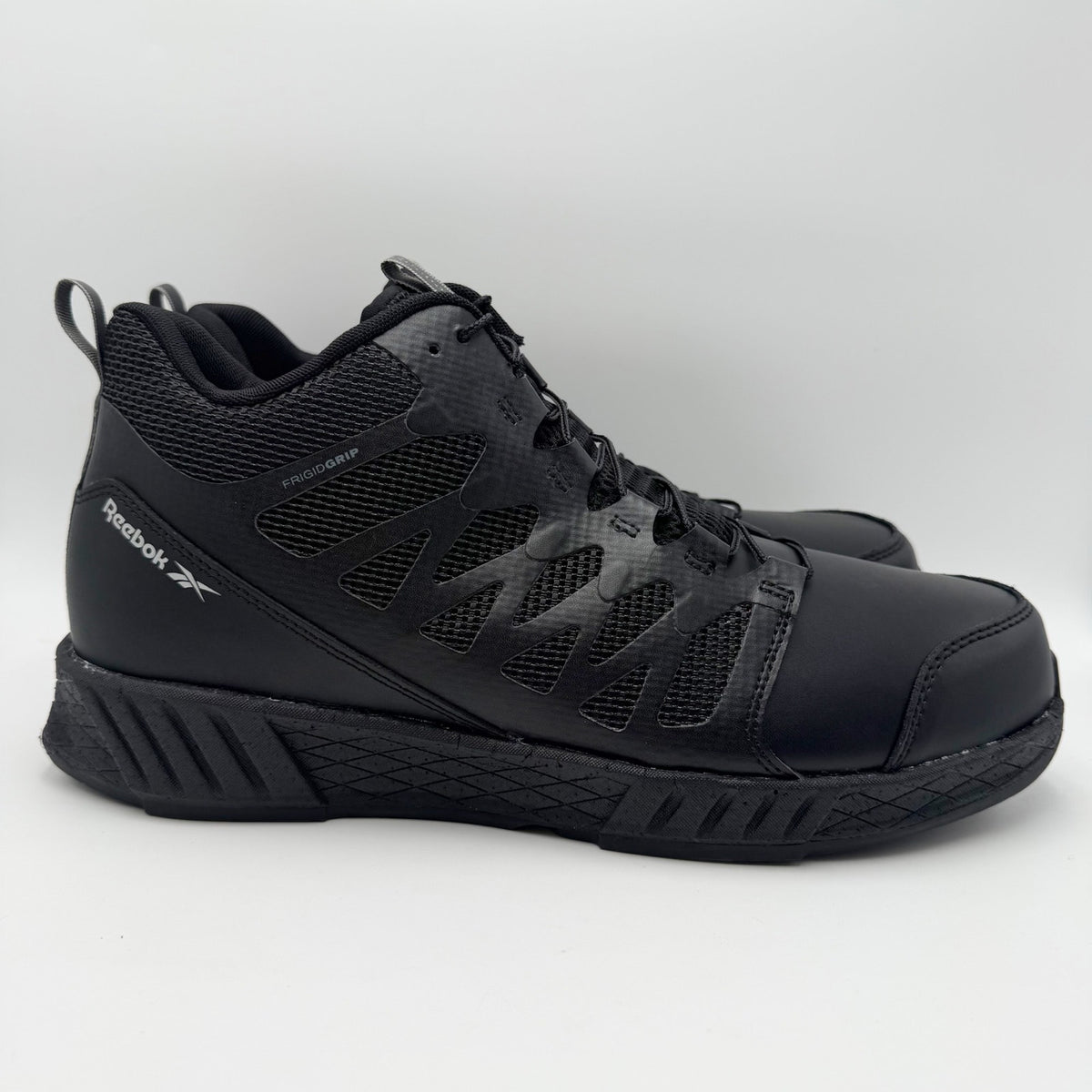 REEBOK Mens Floatride Energy Tactical Mid Work Boots Size 16 M Black SR NIB