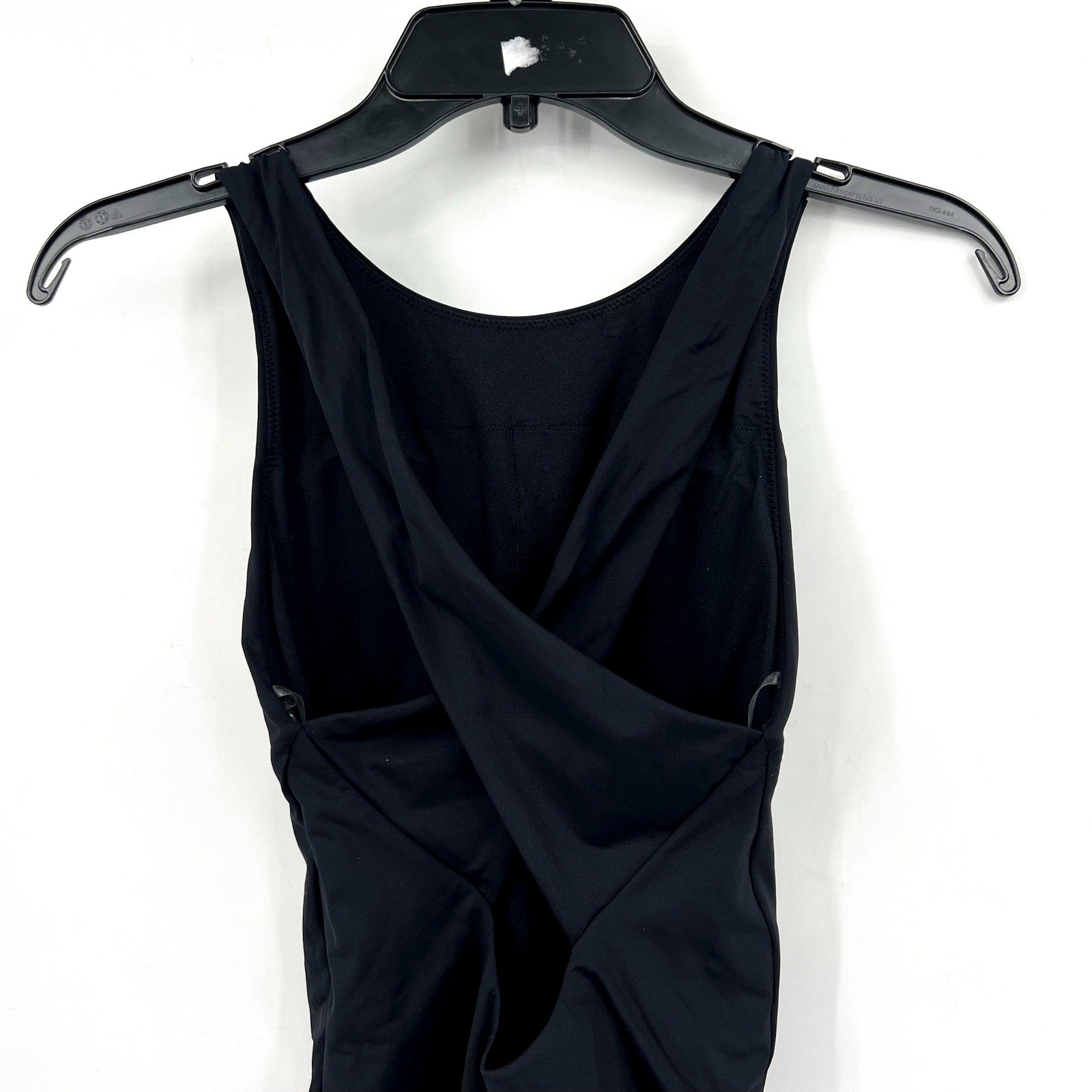 SEAFOLLY Women's High Neck One Piece Swimsuit Size 6 Black Cross Back NWT