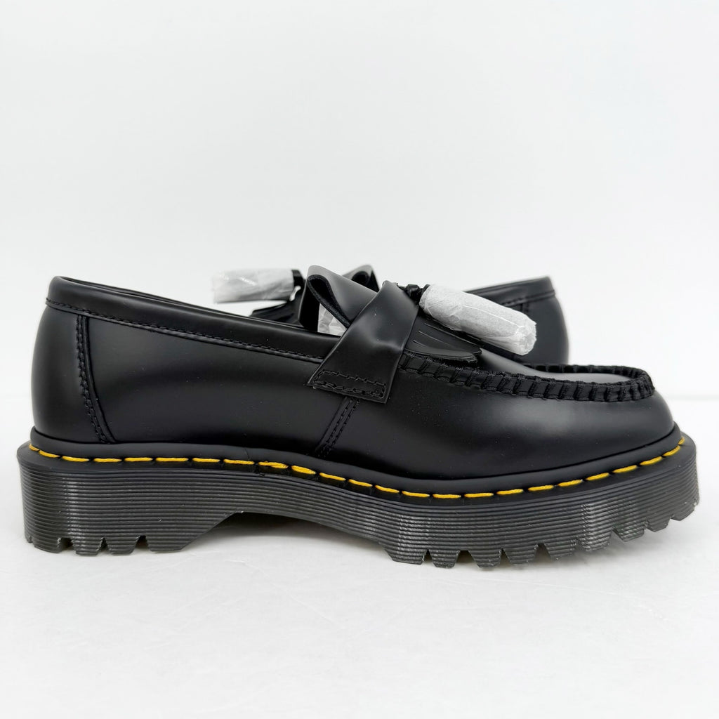 Dr. Martens Womens Audrick Platform Loafers US 11 EU 43 Black Nappa Lux NWOB