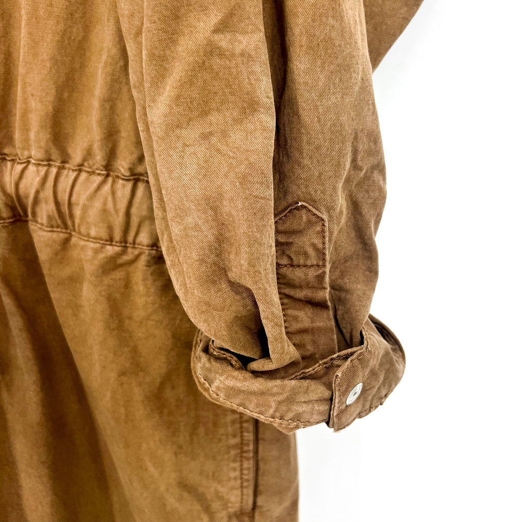 GOOD AMERICAN Women's Good Cinched Jumpsuit 3XL Olive Green Canvas NWT