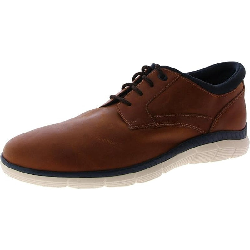 Johnston & Murphy Mens Parsons Plain Toe Shoes US 10.5 M EU 43.5 Tan Leather NIB