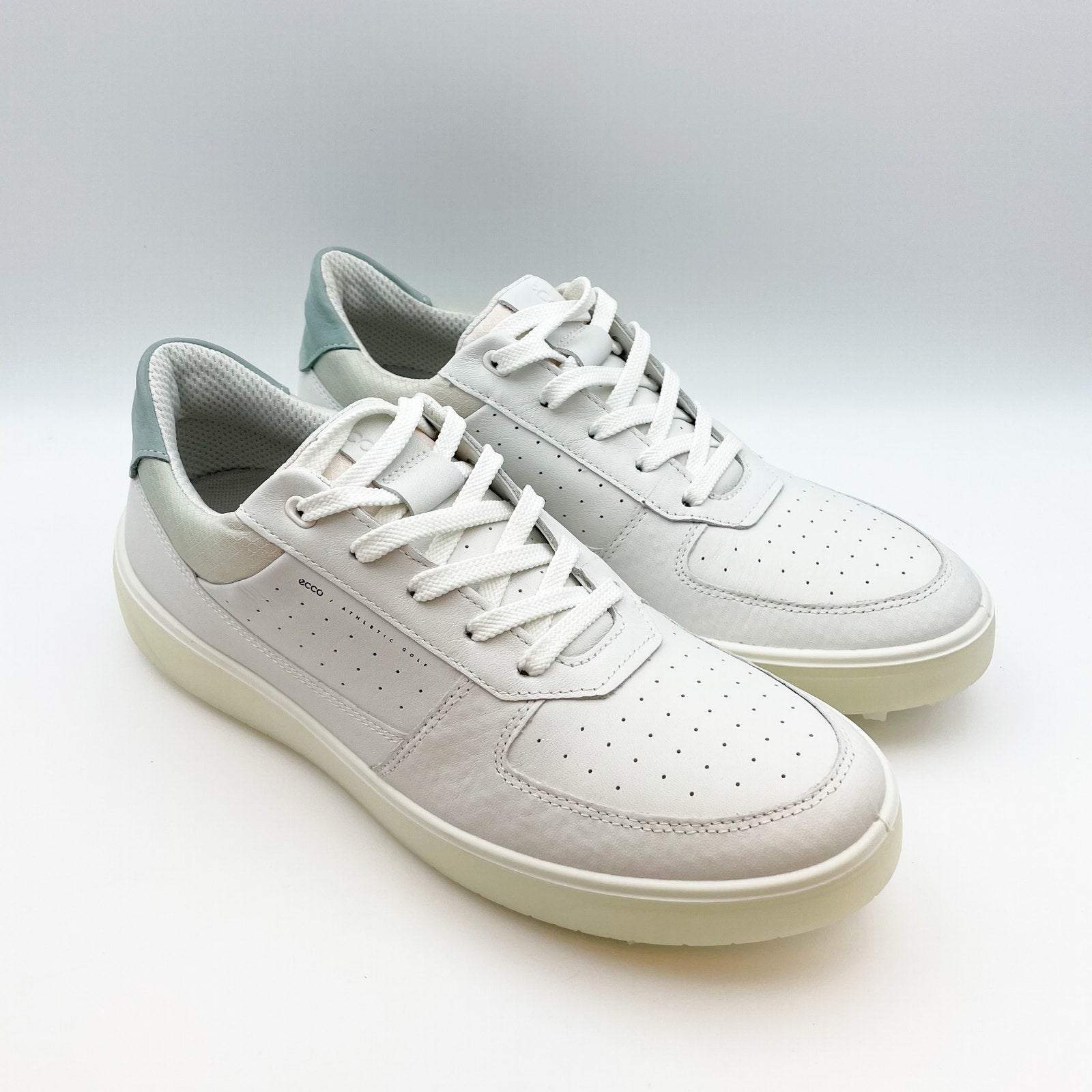 ECCO Womens Tray Hydromax Hybrid Golf Shoes US 10 EU 41 White Leather NIB