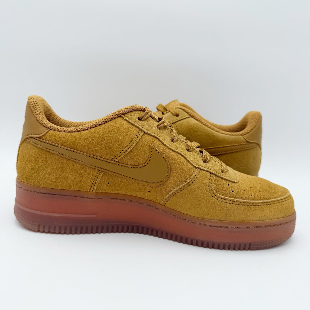 Nike AIR FORCE 1 LV8 3 Sneakers Youth 7 WOMENS 8.5 Wheat Brown Suede NWOB