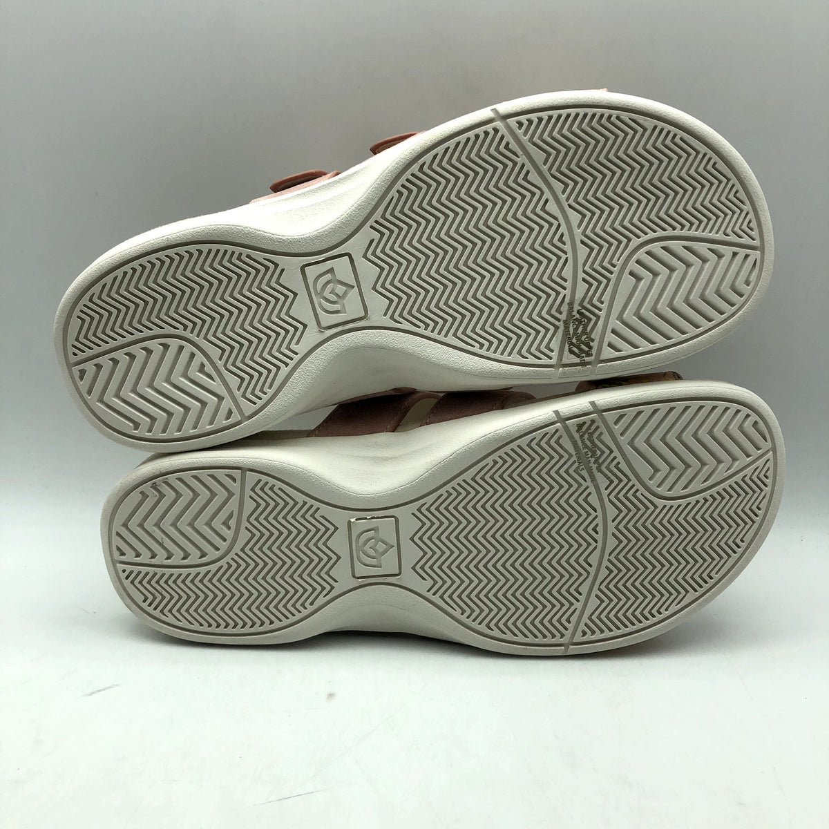 Spenco Womens Orchid Saddle Sandals Size 7.5 Pink Tan 3 Strap Slides NIB